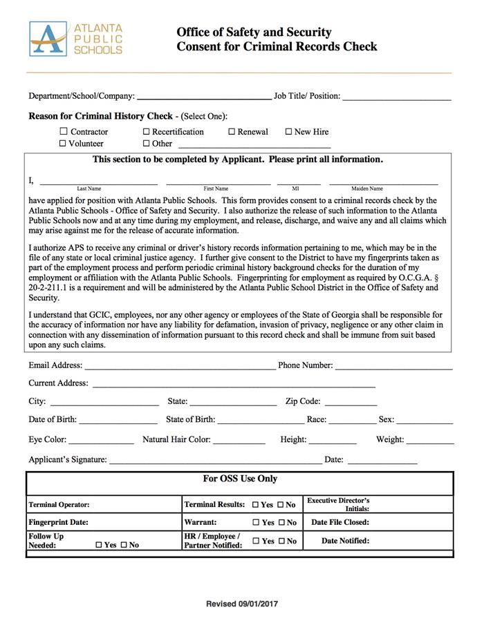 Volunteer Consent Form 